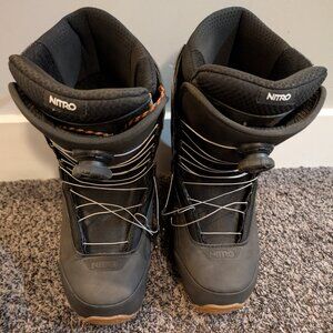Nitro Chase Boa Snowboard Boots 2024 LIGHTLY USED, Size 9.5